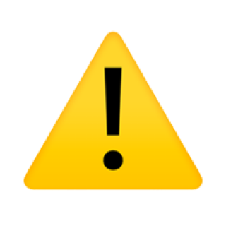 Emoji de advertencia